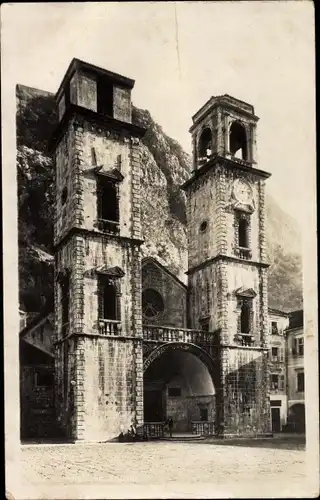 Ak Kotor Cattaro Montenegro, Katedrala Sv. Tripuna, Ansicht der Kathedrale