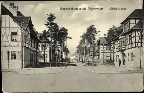 Ak Grafenwöhr in Bayern, Offizierslager