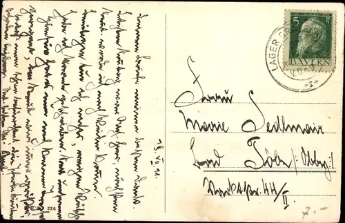 Ak Grafenwöhr in Bayern, Offizierslager