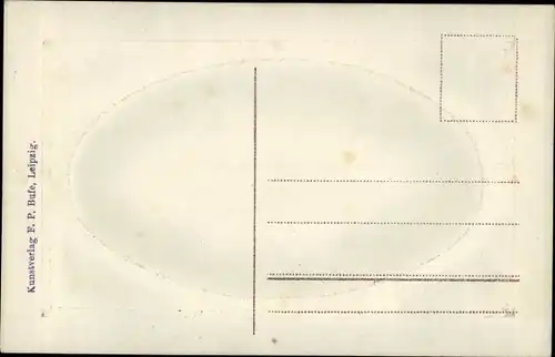 Präge Passepartout Ak Leipzig in Sachsen, Augustusplatz, Museum d. bild. Künste