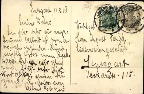 Ak Immendingen in Baden, Panorama