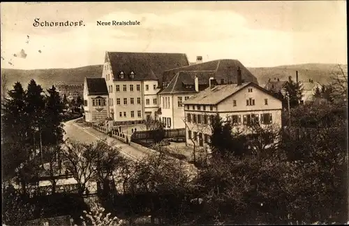 Ak Schorndorf in Württemberg, Neue Realschule