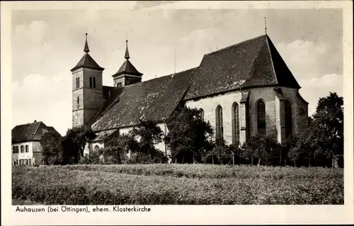 Ak Auhausen in Schwaben Bayern, Ehem. Klosterkirche