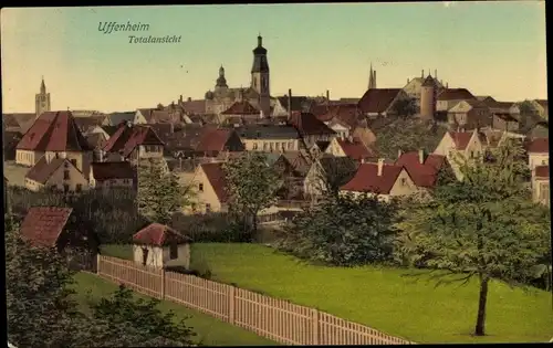 Ak Uffenheim in Mittelfranken, Totalansicht