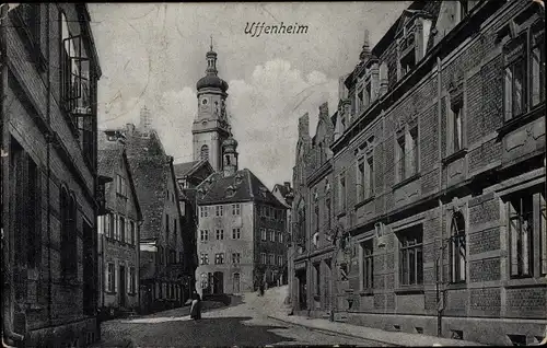 Ak Uffenheim in Mittelfranken, Marktstraße