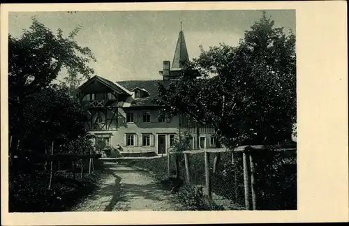 Ak Lindenberg im Allgäu Schwaben, Restaurant Nadenberg