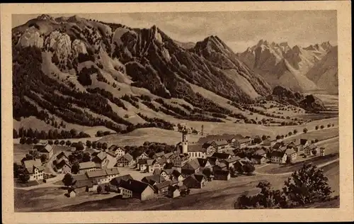 Ak Rettenberg im Allgäu, Gesamtansicht