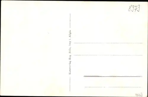 Künstler Ak Felle, E., Missen im Allgäu, Gesamtansicht