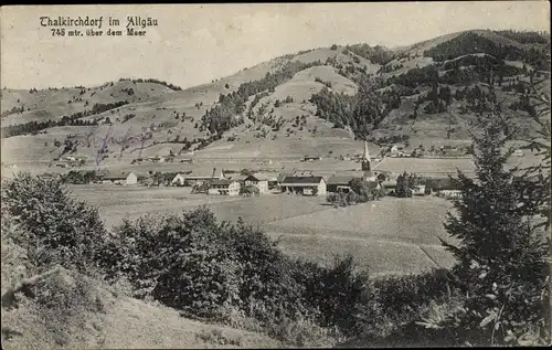 Ak Thalkirchdorf Oberstaufen im Allgäu, Gesamtansicht