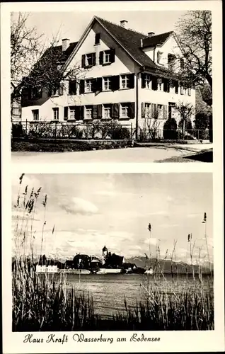 Ak Wasserburg, Blick auf das Haus Kraft am Bodensee