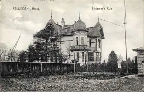 Ak Rellingen in Holstein, Schirmer's Ruh