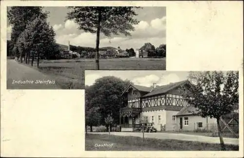 Ak Steinfels Mantel in der Oberpfalz, Industrie Steinfels, Gasthof