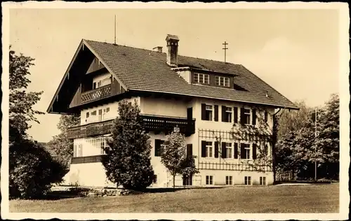 Ak Wackersberg Oberbayern, Erholungsheim des Luftschiffbau Zeppelin