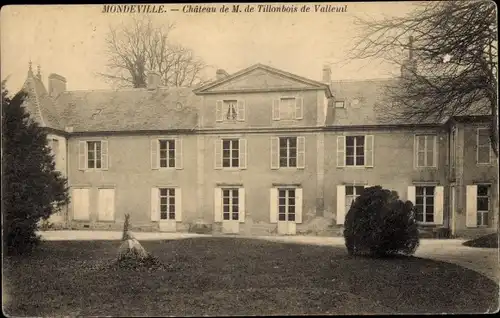 Ak Mondeville Calvados, Château de M. de Tillonbois de Valleuil
