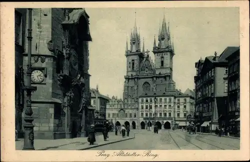 Ak Praha Prag Tschechien, Staromestske namesti, Altstädter Ring