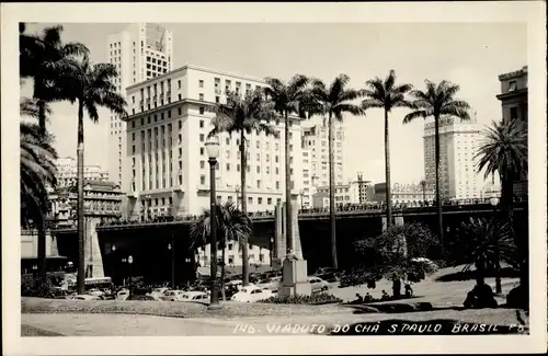 Foto Ak São Paulo Brasilien, Viaduto do Cha