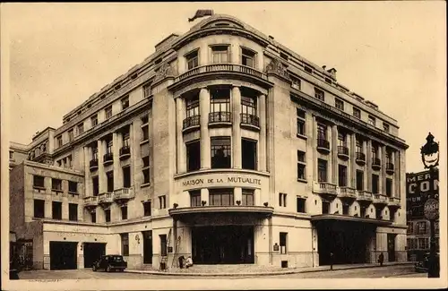 Ak Paris V., Maison de la Mutualité, 3me Congres National de la JOC 1934