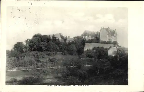 Ak Lichtenberg Fischbachtal im Odenwald, Schloss Lichtenberg