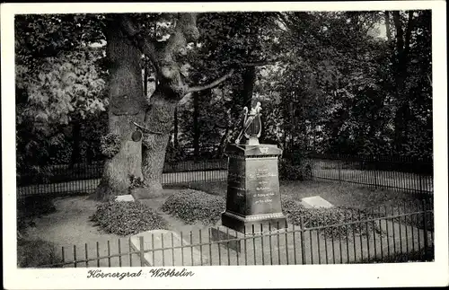 Ak Wöbbelin in Mecklenburg Vorpommern, Körnergrab