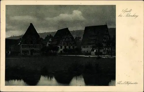 Ak Spalt in Mittelfranken, Fachwerkhäuser