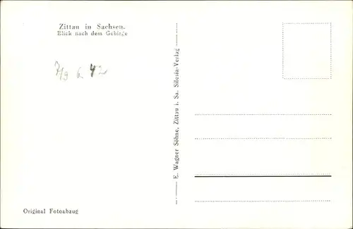 Ak Zittau in der Oberlausitz, schöne Detailansicht