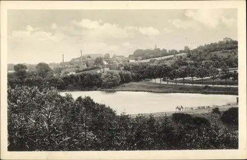 Ak Harzgerode am Harz, Blick vom Himmelsgarten