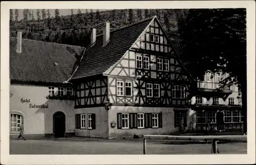 Ak Luisenthal in Thüringen, Partie am Luisenthal Hotel