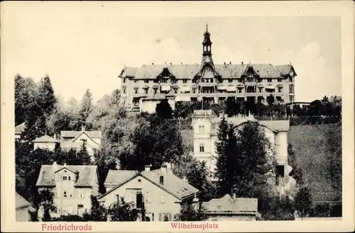 Ak Friedrichroda im Thüringer Wald, Wilhelmsplatz