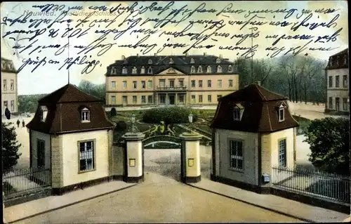 Ak Neuwied am RheinFürstliches Schloss, Portal, Wachhäuser