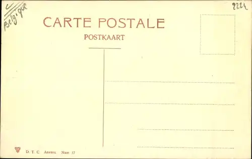 Ak Namur Wallonien, Rue de l'Ange, Straßenpartie in der Stadt