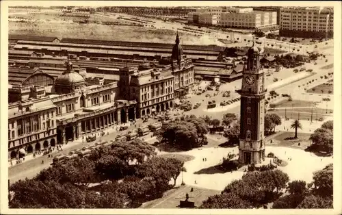 Ak Buenos Aires Argentinien, Estacion Pres. Peron a la Torre de los Ingleses