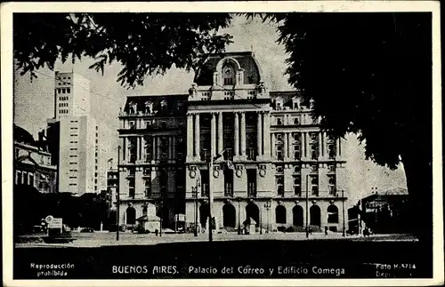 Ak Buenos Aires Argentinien, Palacio del Correo y Edificio Comega