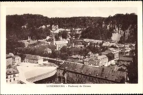 Ak Luxemburg, Faubourg de Chateau