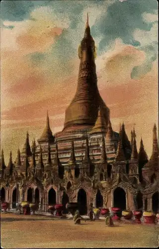 Ak Myanmar Burma, Una pagoda