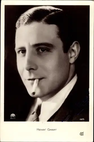 Ak Schauspieler Henry Garat, Portrait mit Zigarette