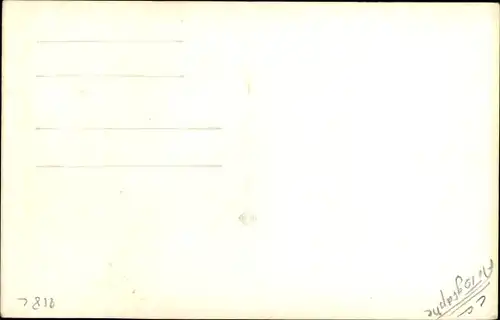 Foto Ak Portrait von einem Mann, Clown, Autogramm