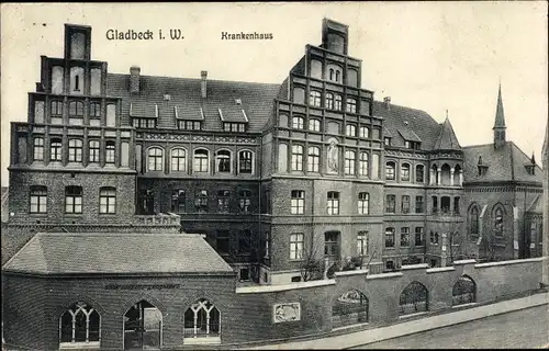 Ak Gladbeck im Ruhrgebiet Westfalen, Krankenhaus