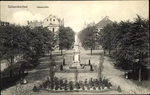 Ak Gelsenkirchen im Ruhrgebiet, Kaiserplatz