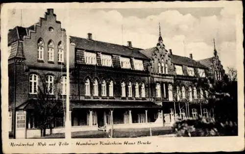 Ak Wyk auf Föhr in Nordfriesland, Hamburger Kinderheim Haus Beneke