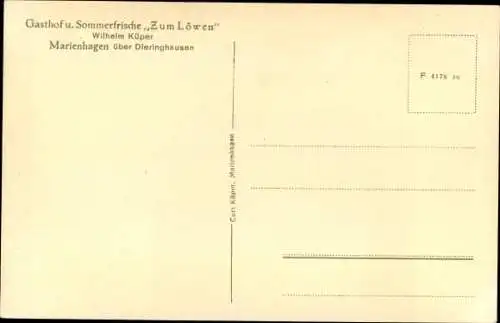 Ak Marienhagen Wiehl im Oberbergischen Kreis, Gesamtansicht