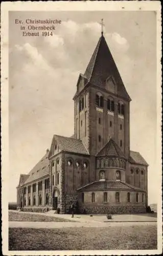 Ak Obernbeck Löhne in Westfalen, Ev. Christuskirche