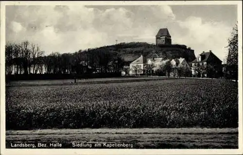 Ak Landsberg im Saalekreis Siedlung am Kapellenberg