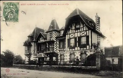 Ak Méry Corbon Calvados, le Chalet au lion d'or
