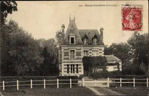 Ak Méry Corbon Calvados, Propriété de Launay