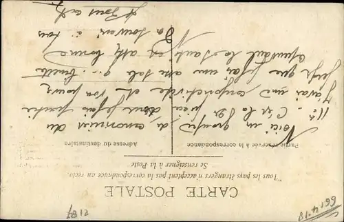 Foto Ak Französische Soldaten in Uniformen, Gruppenaufnahme