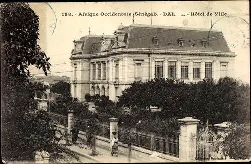 Ak Dakar Senegal, Afrique Occidentale, Hôtel de Ville, Rathaus