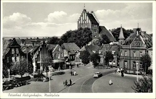 Ak Heiligenhafen in Ostholstein, Marktplatz