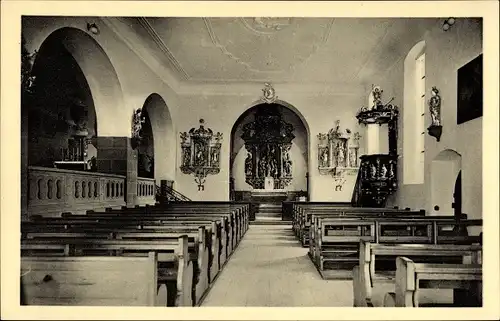 Ak Schneeberg, Wallfahrtskirche Holderstock, Schiff