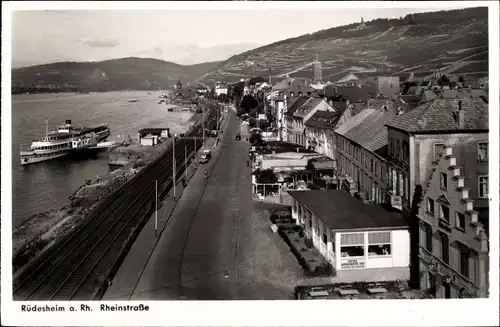 Ak Rüdesheim am Rhein, Rheinstraße