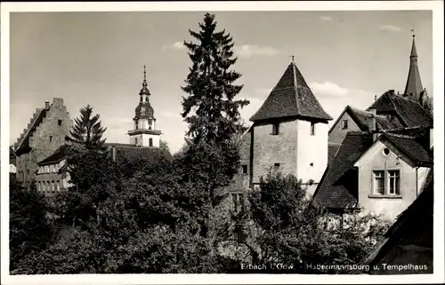 Ak Erbach im Odenwald Hessen, Tempelhaus, Habermannsburg